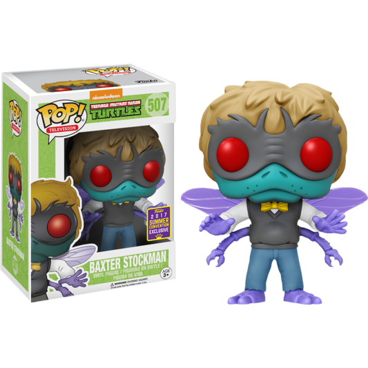 FUNKO POP! TELEVISION: TEENAGE MUTANT NINJA TURTLES [TMNT] - BAXTER STOCKMAN **2017 SDCC EXCLUSIVE** #507