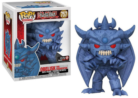 FUNKO POP! ANIMATION: YU-GI-OH - 6" OBELISK THE TORMENTOR **EB GAMES / GAMESTOP EXCLUSIVE** #757