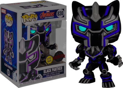 Funko Pop! Marvel Avengers Mech Strike Black Panther Glow #830