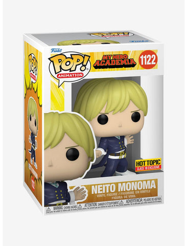 FUNKO POP! ANIMATION: MY HERO ACADEMIA NEITO MONOMA #1122 **HOT TOPIC EXCLUSIVE**