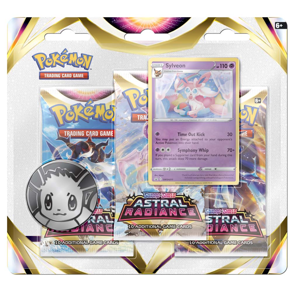 Pokemon TCG: Sword & Shield - Astral Radiance 3pc Blister Pack