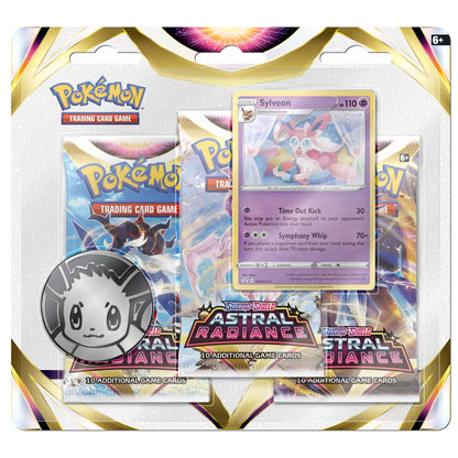 Pokemon TCG: Sword & Shield - Astral Radiance 3pc Blister Pack
