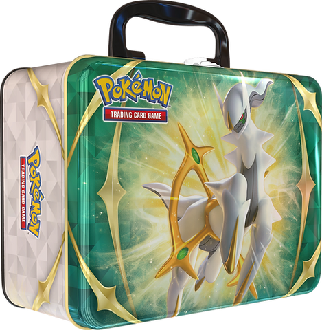 Pokemon Collectors Chest Spring TIN 2022 ARCEUS LUNCH BOX TIN