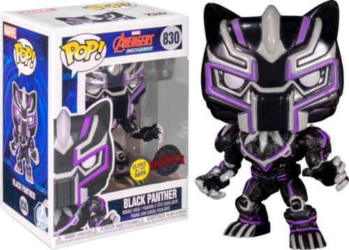 Funko Pop! Marvel Avengers Mech Strike Black Panther Glow #830