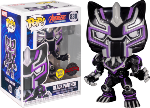 Funko Pop! Marvel Avengers Mech Strike Black Panther Glow #830