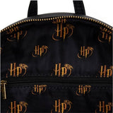LOUNGEFLY HARRY POTTER TRILOGY TRIPLE POCKET MINI BACKPACK