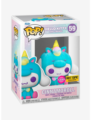 FUNKO POP! HELLO KITTY AND FRIENDS CINNAMOROLL FLOCKED [HOT TOPIC EXCLUSIVE] #59