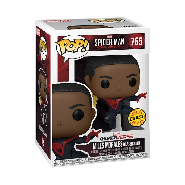 Funko Pop! Marvel Spider-man Miles Morales Classic Suit #765 CHASE *