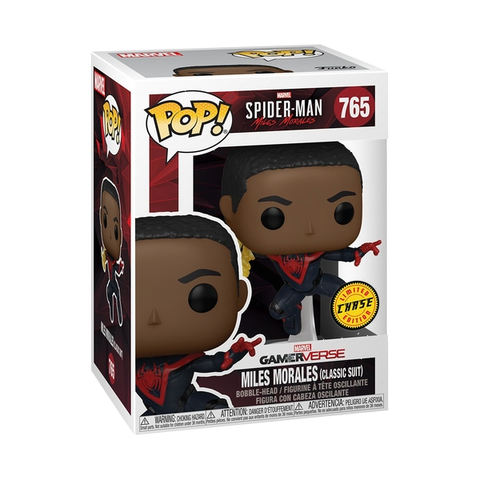 Funko Pop! Marvel Spider-man Miles Morales Classic Suit #765 CHASE *