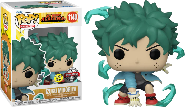 FUNKO POP! Animation: My Hero Academia Deku with Gloves [GLOW IN THE DARK]  #1140
