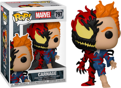 FUNKO POP! MARVEL - CARNAGE [HALF-FACE] **HOT TOPIC EXCLUSIVE** #797