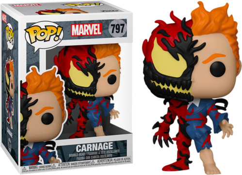 FUNKO POP! MARVEL - CARNAGE [HALF-FACE] **HOT TOPIC EXCLUSIVE** #797