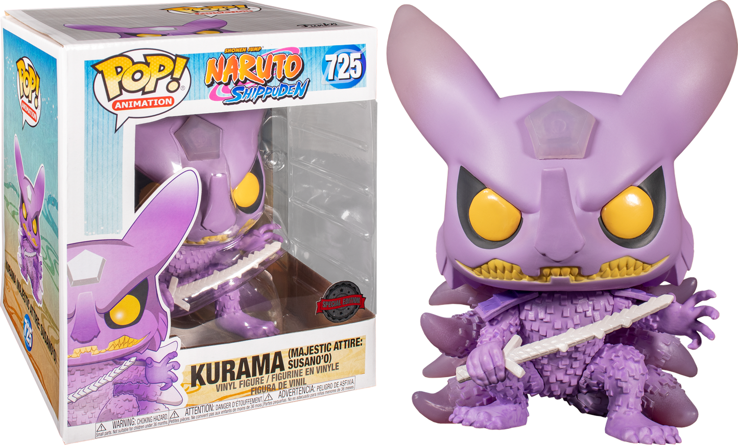 FUNKO POP! ANIMATION: NARUTO - 6" KURAMA [MAJESTIC ATTIRE: SURANO'O] **HOT TOPIC EXCLUSIVE** #725