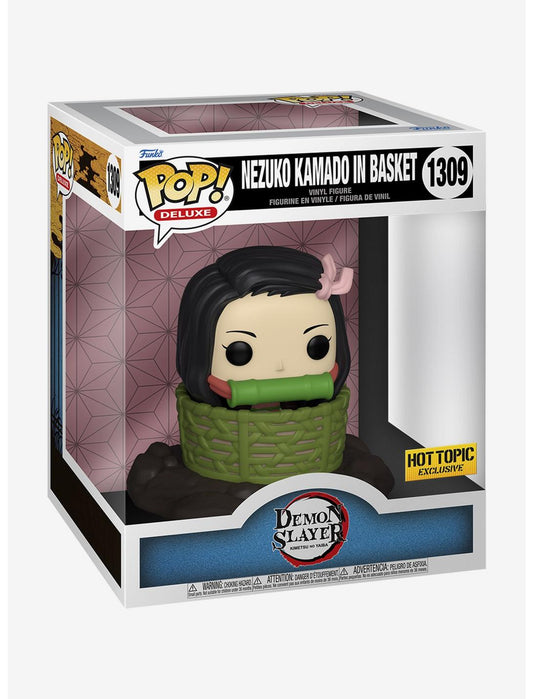 Funko Pop! Anime: Demon Slayer - Nezuko Kamado In Basket #1309 [Hot Topic Exclusive]