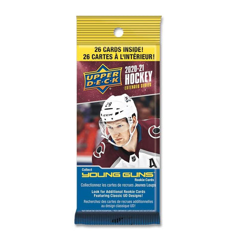 2020-21 Upper Deck Extended Series Hockey Fat Pack *SINGLE PACK*