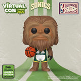 FUNKO POP! NBA MASCOTS: SEATTLE SONICS - SQUATCH **2021 ECCC EXCLUSIVE** #01