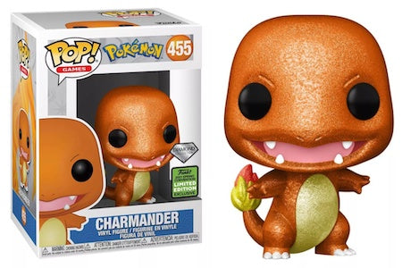 Funko Pop! Games: Pokemon - Charmander (Diamond) #455 [2021 ECCC Spring Convention Exclusive]