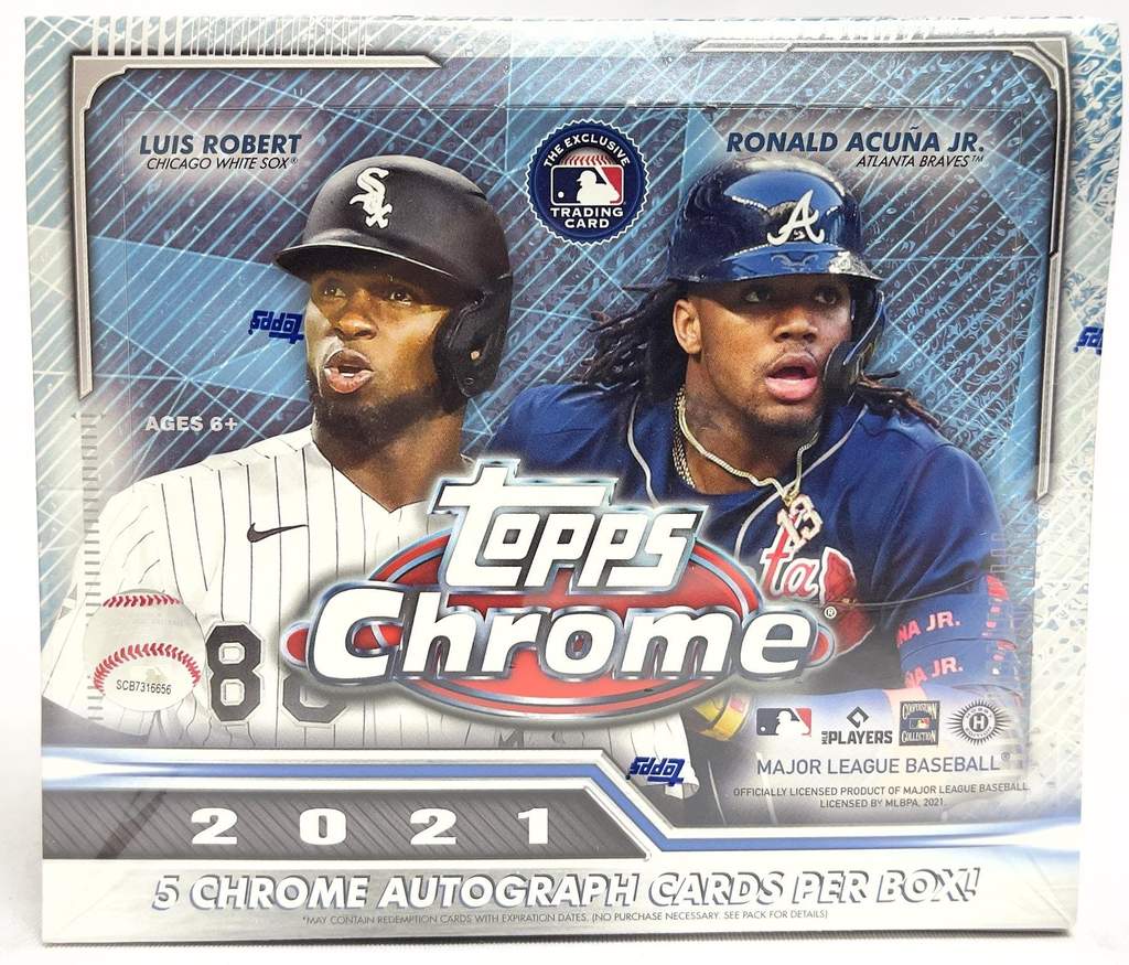 2021 TOPPS CHROME BASEBALL JUMBO BOX
