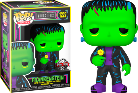 FUNKO POP! MOVIES MONSTERS FRANKENSTEIN WITH FLOWER BLACKLIGHT [SPECIAL EDITION] #1227