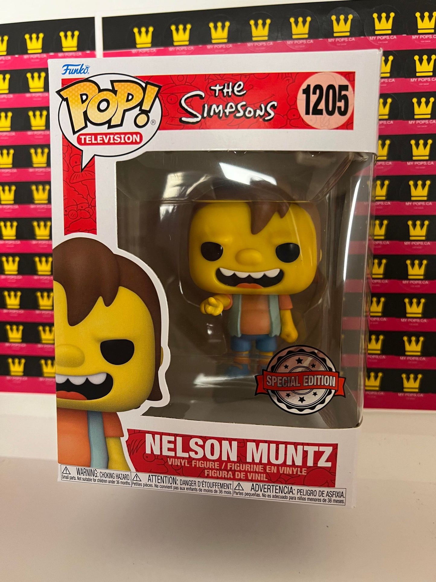 Funko Pop! THE SIMPSONS - NELSON MUNTZ *SPECIAL EDITION* #1205