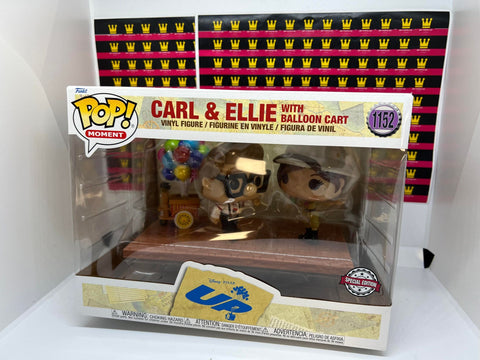 FUNKO POP! MOVIE MOMENT [DISNEY] - CARL & ELLIE W/ BALLOON CART #1152