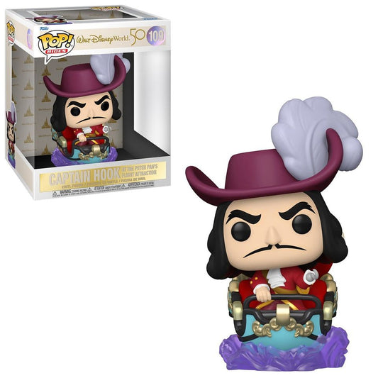 Funko Pop! Disney: Disneyworld (50th Anniversary) - Rides! Captain Hook at Peter Pan's Flight Attraction #109