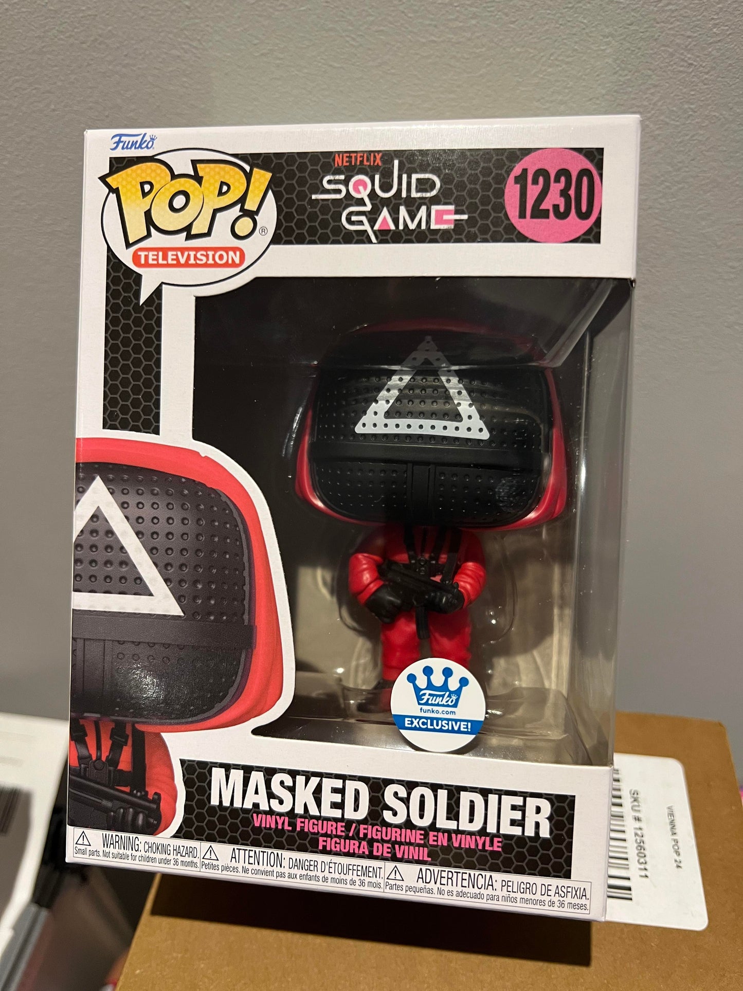 Funko Pop! Television: Squid Game - Masked Soldier (Triangle) #1230 [Funko Shop Exclusive]