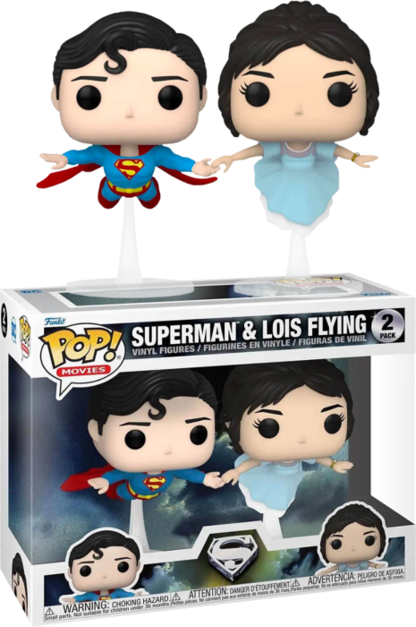 FUNKO POP! DC HEROES SUPERMAN & LOIS FLYING 2 PACK [ZAVVI EXCLUSIVE / SPECIAL EDITION]