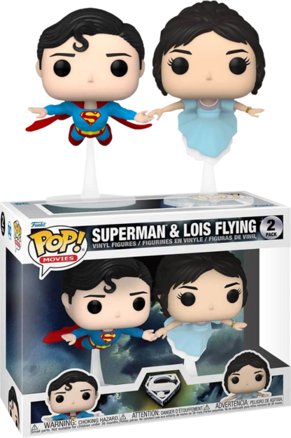 FUNKO POP! DC HEROES SUPERMAN & LOIS FLYING 2 PACK [ZAVVI EXCLUSIVE / SPECIAL EDITION]
