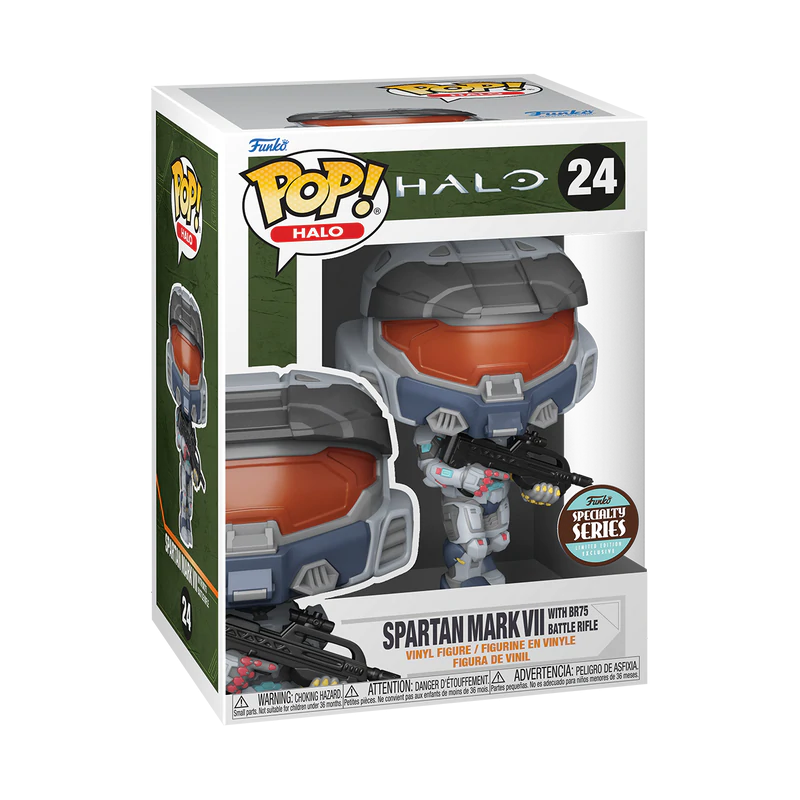 FUNKO POP! HALO INFINITE SPARTAN MARK VII WITH WEAPON [SPECIALTY SERIES EDITION] #24