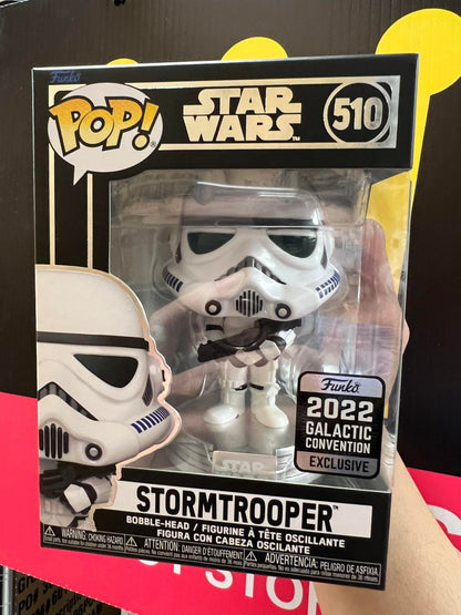 Funko Pop! STAR WARS 2022 GALACTIC CONVENTION STORMTROOPER #510