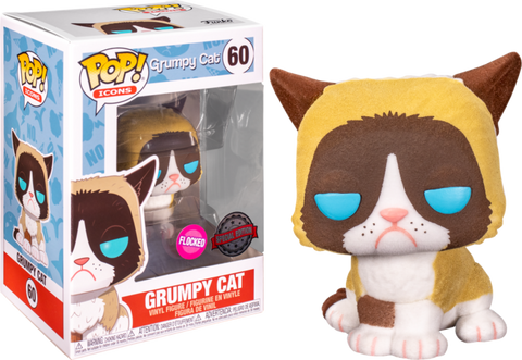 Funko Pop! Icons: Grumpy Cat (Flocked) #60