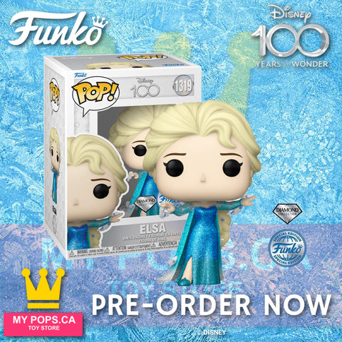 FUNKO POP! DISNEY FROZEN ELSA [DIAMOND GLITTER] [SPECIAL EDITION] #1319