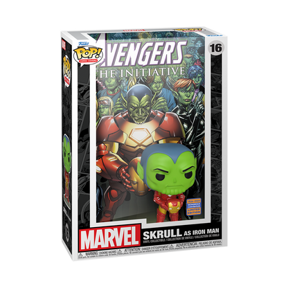 FUNKO POP! COMIC COVER MARVEL SKRULL AS IRON MAN #16 [2023 WONDROUS CON EXCLUSIVE]