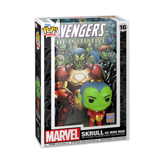 FUNKO POP! COMIC COVER MARVEL SKRULL AS IRON MAN #16 [2023 WONDROUS CON EXCLUSIVE]