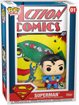Funko Pop! DC HEROES COMICS COVER SUPERMAN - with PROTECTOR #01