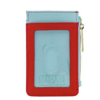 LOUNGEFLY POP Marvel Deadpool 30th Anniversary Rainbow Uniform CARDHOLDER
