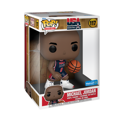 Funko Pop! Sports: NBA - Jumbo 10" Michael Jordan (1992 Team USA) #117 [Walmart Exclusive]