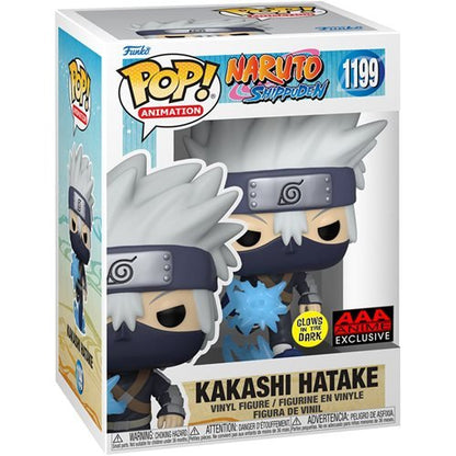 **CHASE & COMMON BUNDLE** FUNKO POP! ANIMATION: NARUTO SHIPPUDEN YOUNG KAKASHI HATAKE with CHIDORI **AAA EXCLUSIVE**