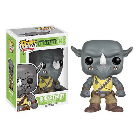 FUNKO POP! TELEVISION: TEENAGE MUTANT NINJA TURTLES [TMNT] - ROCKSTEADY #143