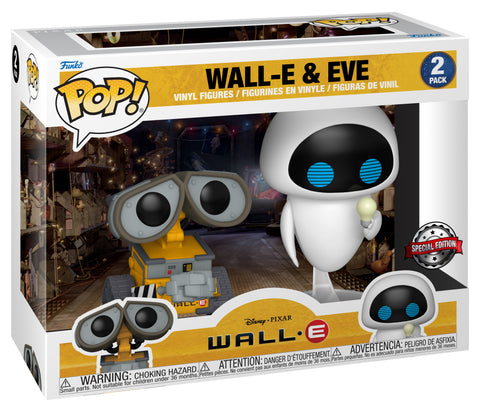 Funko Pop! Disney Pixar Wall-E & Eve 2 PACK [SPECIAL EDITION] *PREORDER*