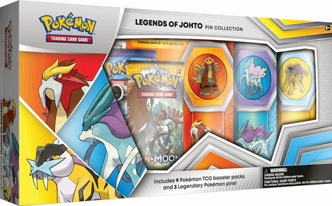 Pokemon TCG - Legends of Johto Pin Collection 2020 Exclusive