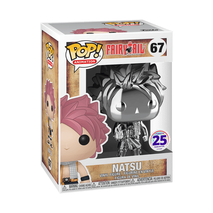 FUNKO POP! ANIMATION: FAIRY TAIL - NATSU [SILVER CHROME] #67