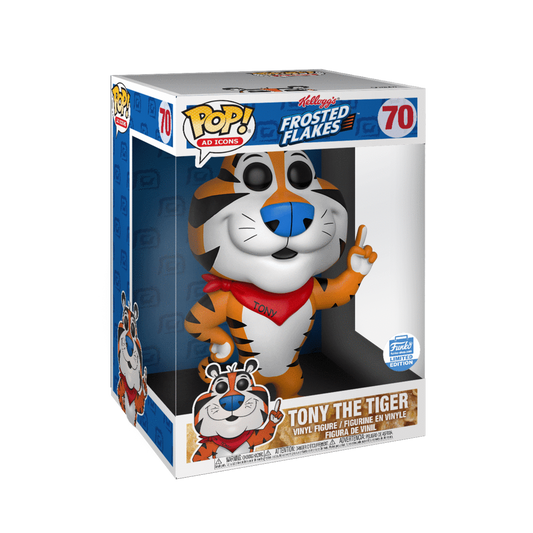 FUNKO POP! AD ICONS: KELLOGG'S FROSTED FLAKES - 10" TONY THE TIGER **FUNKO SHOP EXCLUSIVE** #70
