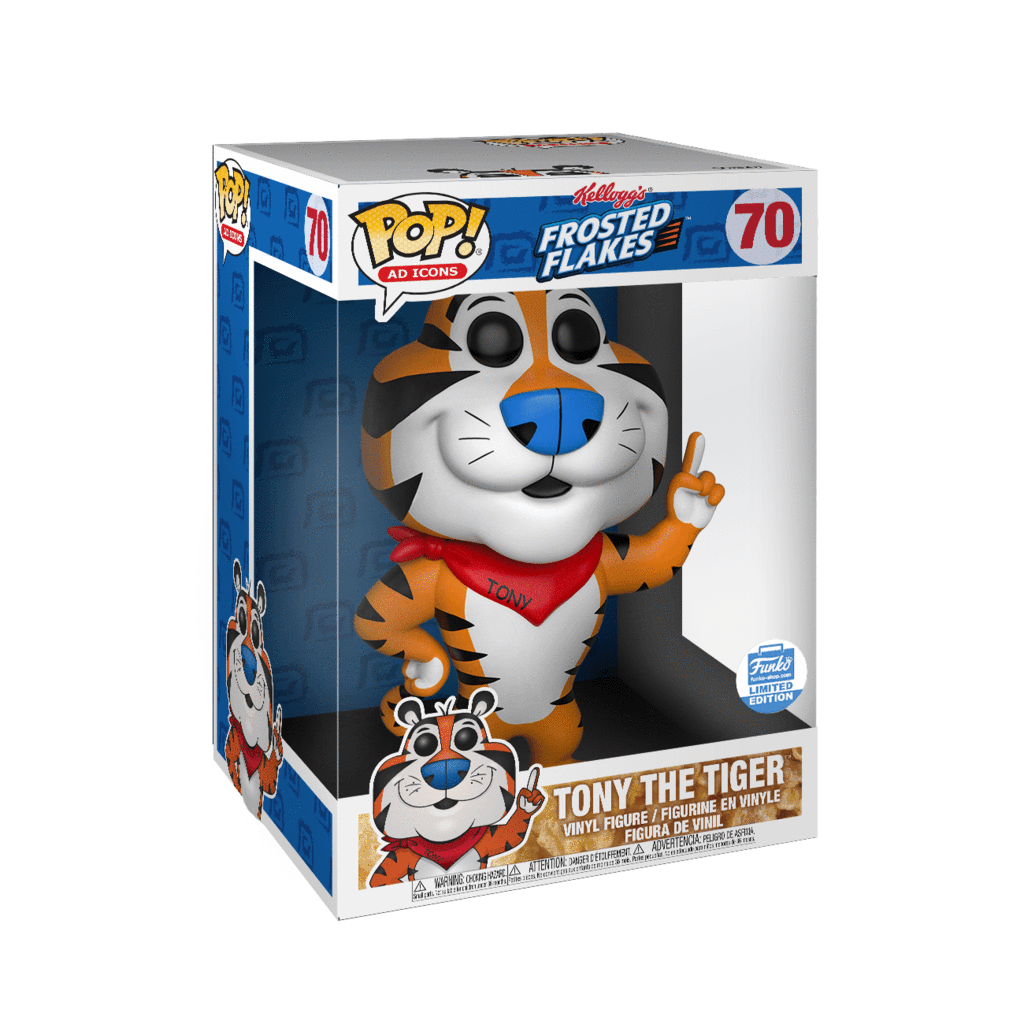 FUNKO POP! AD ICONS: KELLOGG'S FROSTED FLAKES - 10" TONY THE TIGER **FUNKO SHOP EXCLUSIVE** #70