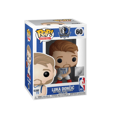 FUNKO POP! BASKETBALL [NBA]: DALLAS MAVERICKS - LUKA DONCIC [WHITE HOME JERSEY] #60