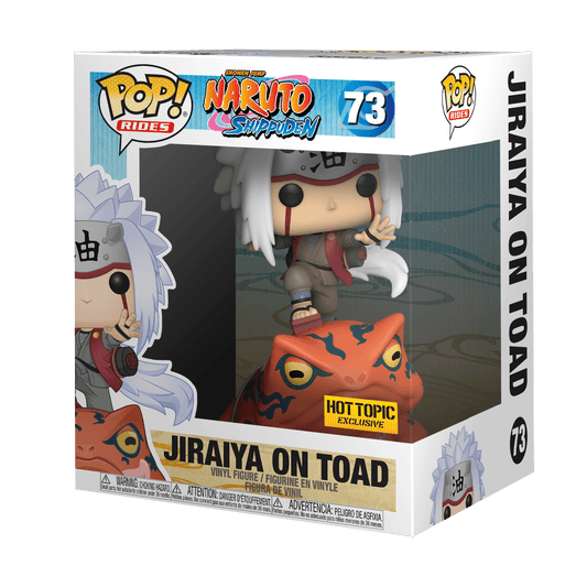 Funko Pop! Anime: Naruto Shippuden - Deluxe 6" Jiraiya On Toad #73 [Exclusive]
