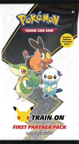 25th Anniversary - Pokemon First Partner Pack - JUMBO UNOVA CARDS JUNE  *IN STOCK*