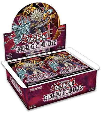 YUGIOH LEGENDARY DUELIST RAGE OF RA BOOSTER BOX