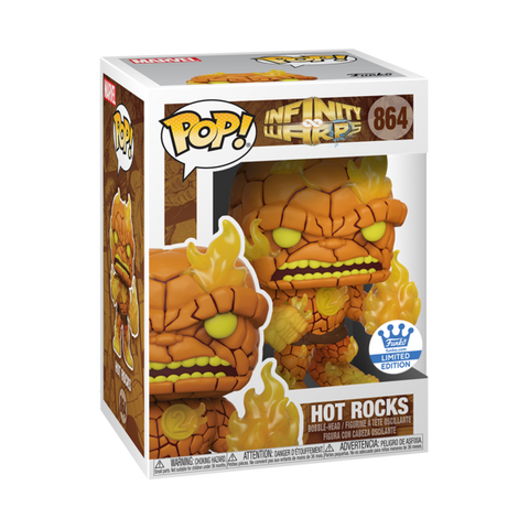 Funko Pop! MARVEL INFINITY WARPS - HOT ROCKS *FUNKO SHOP EXCLUSIVE* #864